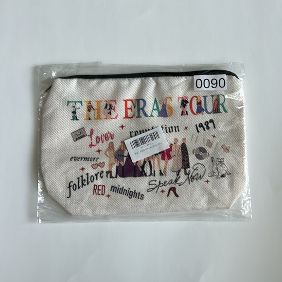 2/$25 BNWT Taylor Swift Colourful Makeup Bag, Eras Tour Cosmetic Bag Gift - Picture 6 of 6